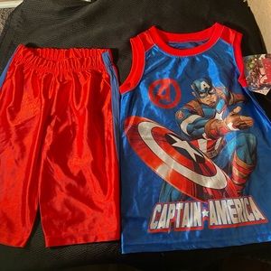 Marvel boys Captain America set